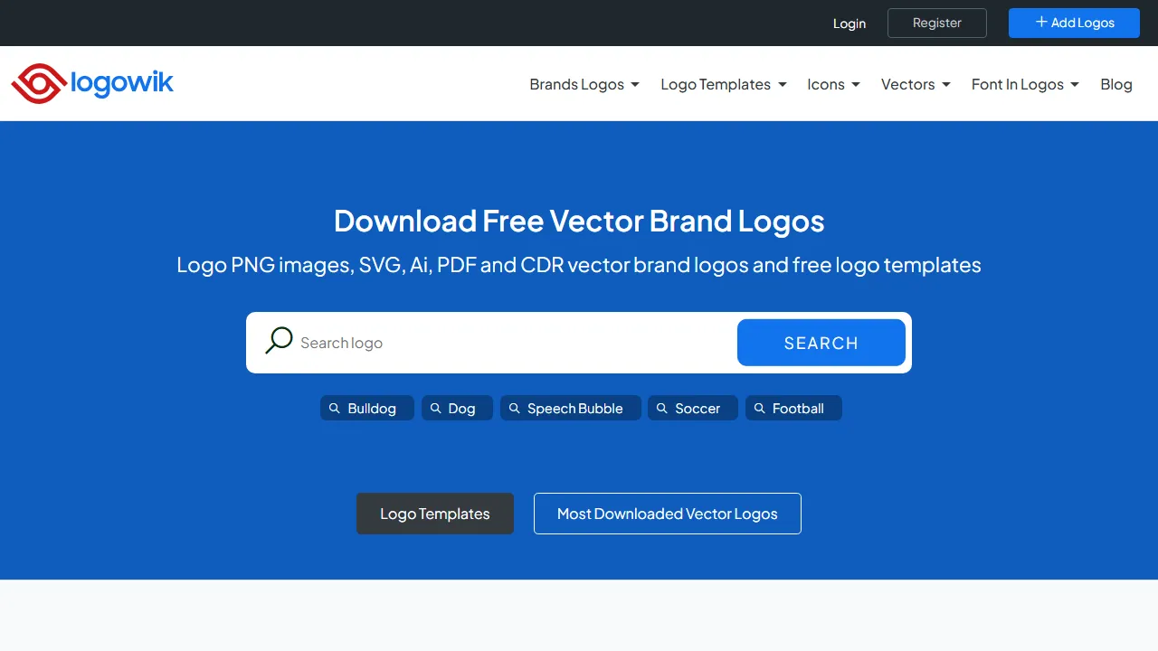 logowik.com - Free Logo Vector Library Download screenshot