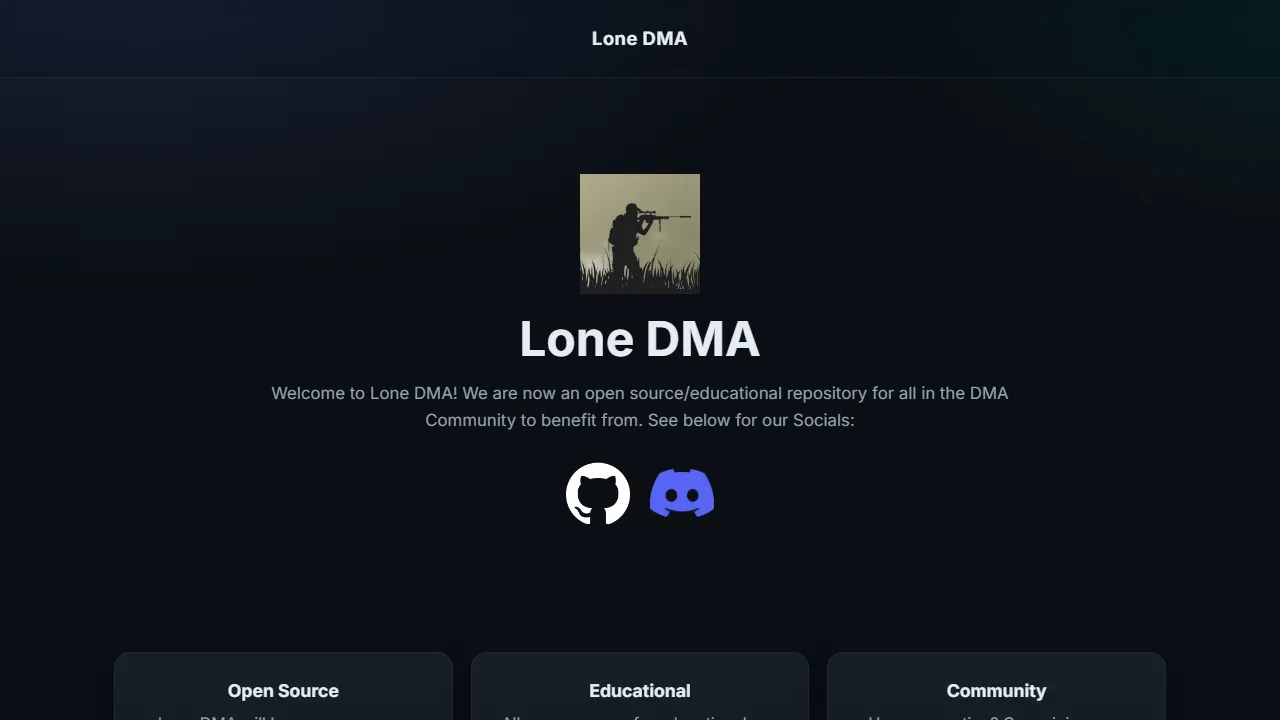 lone-dma.org - DMA Tools for Developers screenshot