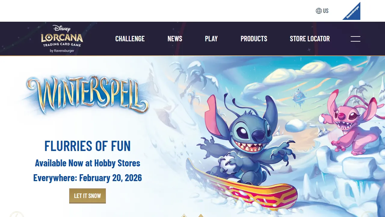 lorcana.com - TCG Collection Tracker and Deck Builder screenshot