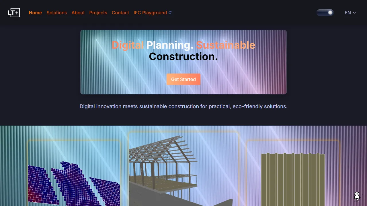 lt.plus - Open Source Digital Construction Sustainability Tools screenshot