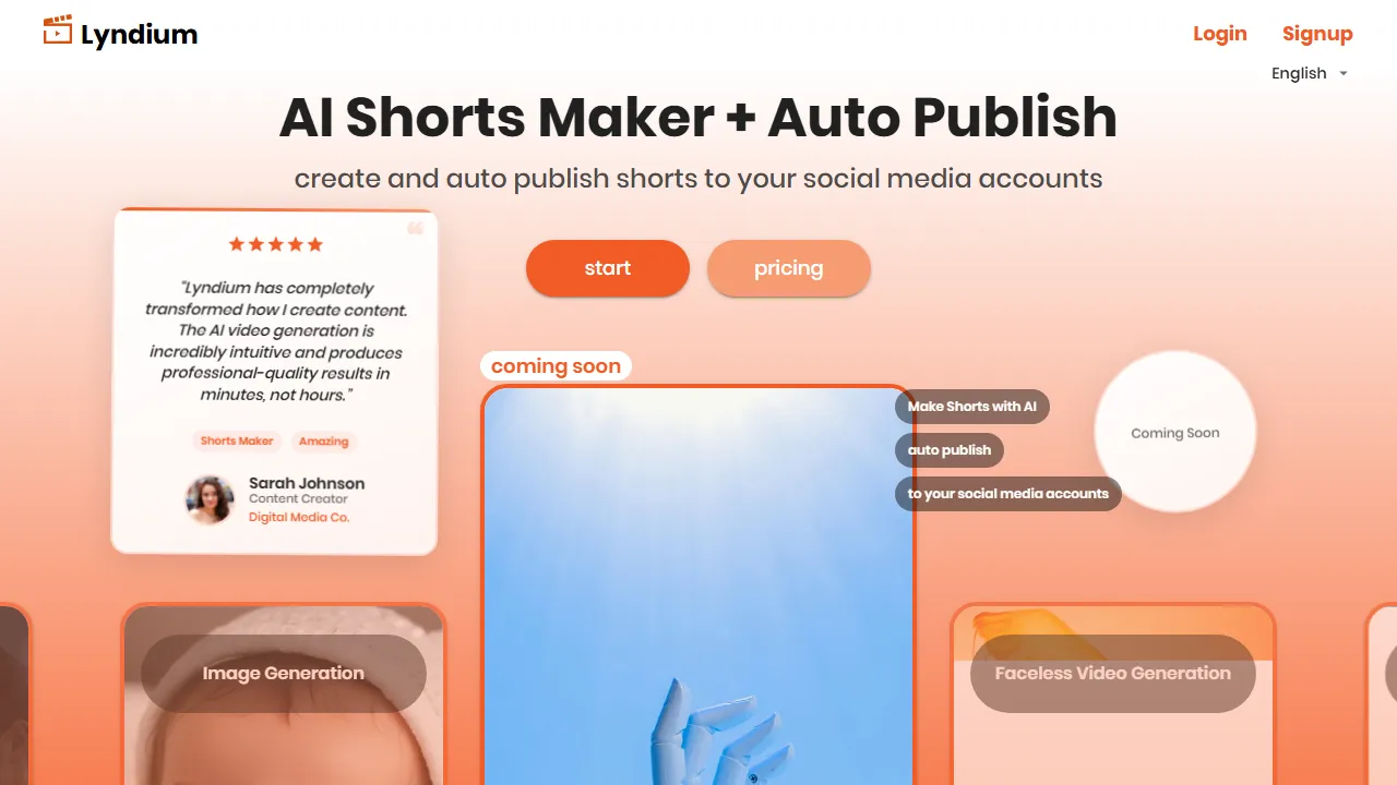 lyndium.com.au - Video Hosting with AI Translation screenshot