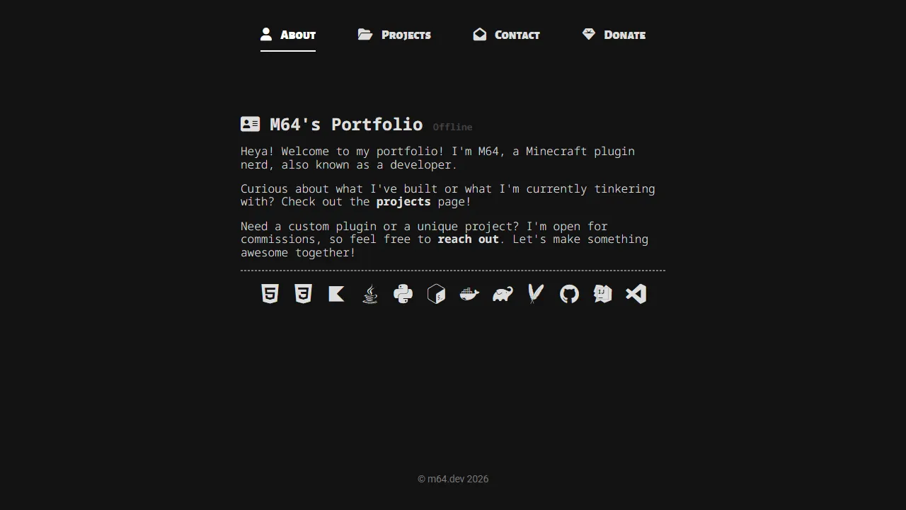 m64.dev - Component Based Software Engineering | Adaptive Development screenshot