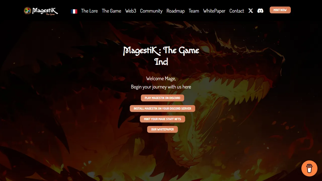 magestikthegame.com - Discord Game Bot for Bluffing and Strategy screenshot