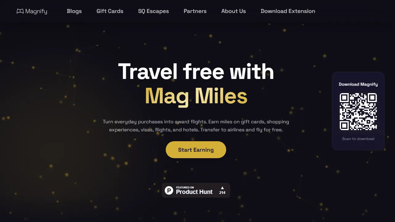 magnify.club - Reward Points Management System Tool screenshot