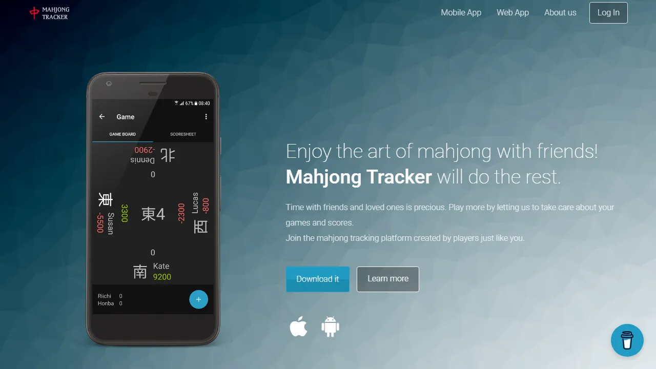 mahjongtracker.com - Free Game Tracker for Scorekeeping screenshot