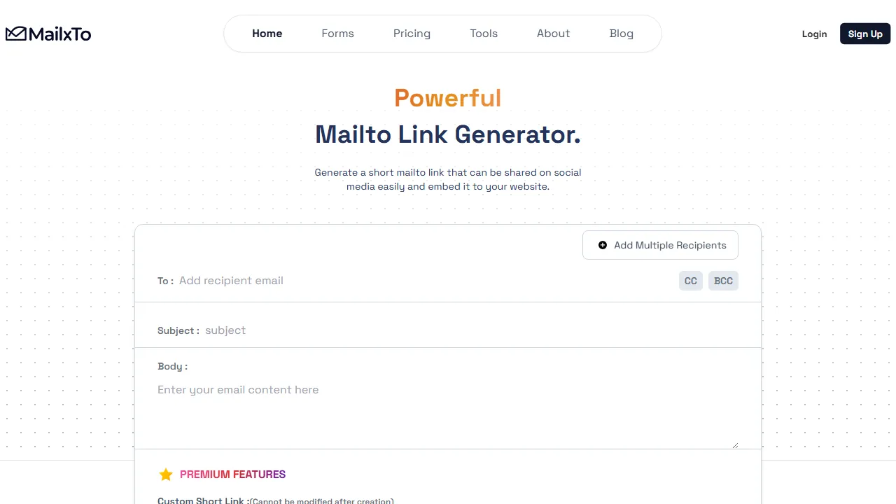 mailxto.com - Support Email Marketing Project on Buy Me A Coffee screenshot