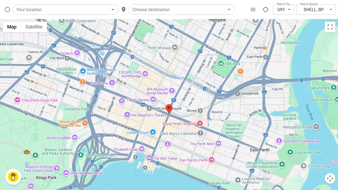 main.d2h34inrsqwqbm.amplifyapp.com - Free Gas Price Tracker Online screenshot