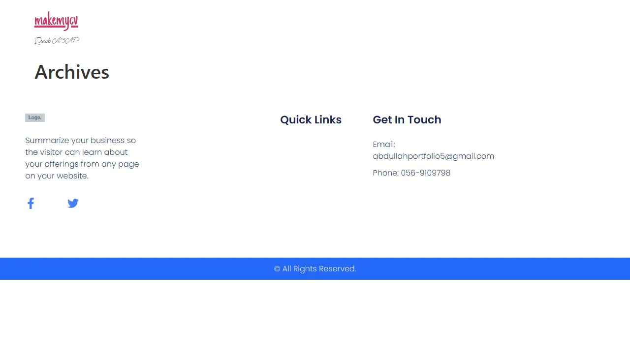 makemycv.ae - Online CV Maker and Resume Builder screenshot