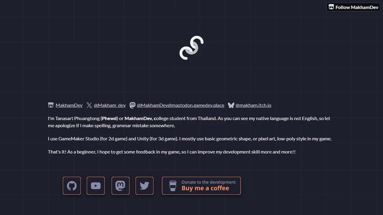 makham.itch.io - Indie Game Creator Studio Software Tools screenshot