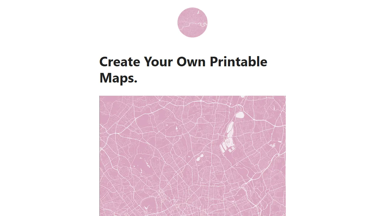 map-it-up.netlify.app - Simple and Affordable Map Creation screenshot