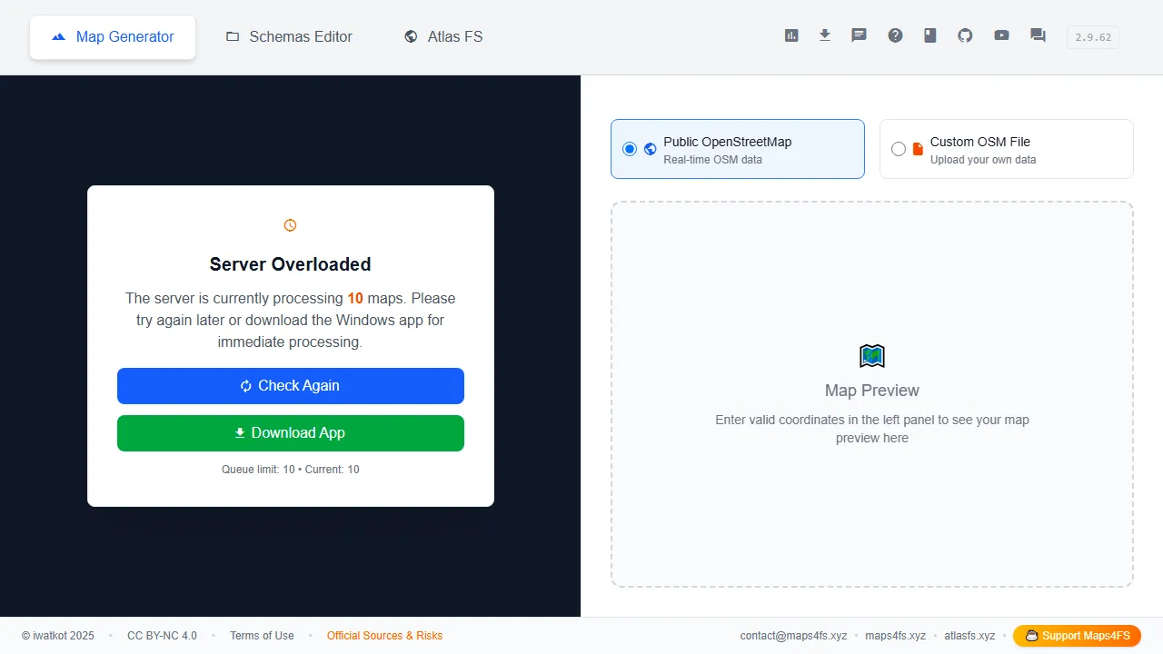maps4fs.xyz - Google Mapper AA Autoroute Route Planner Online screenshot