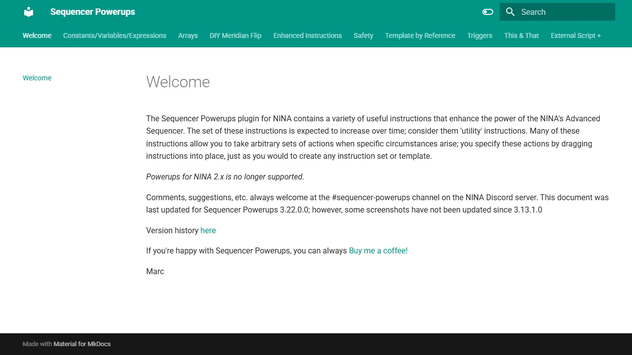 marcblank.github.io - Build Chrome Extension Plugin screenshot