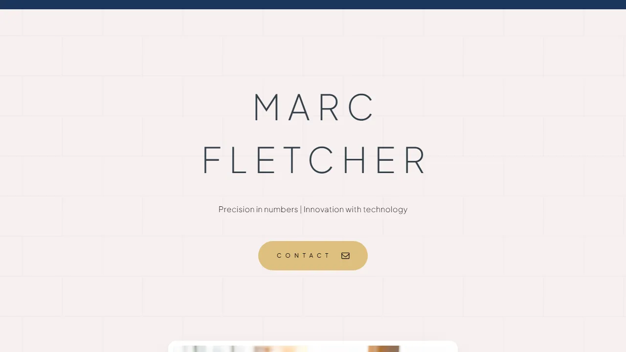 marcfletcher.co.uk website screenshot