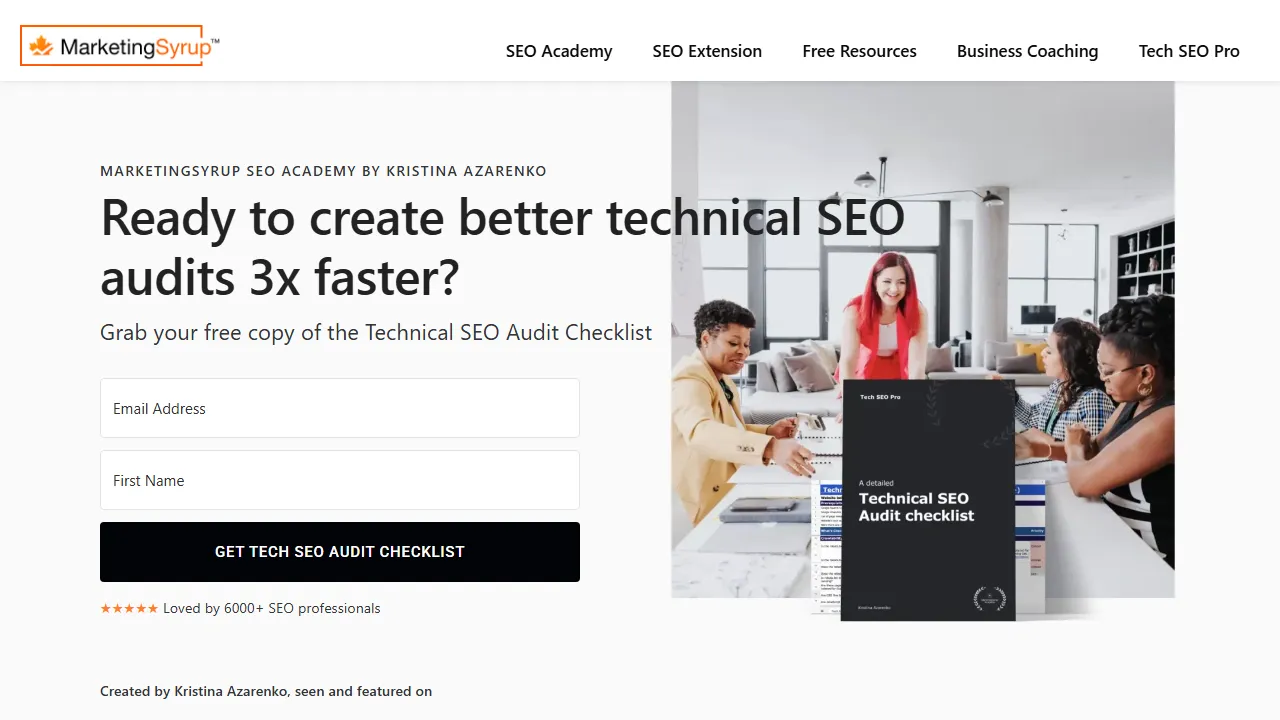 marketingsyrup.com - Free SEO Pro Extension For Chrome screenshot