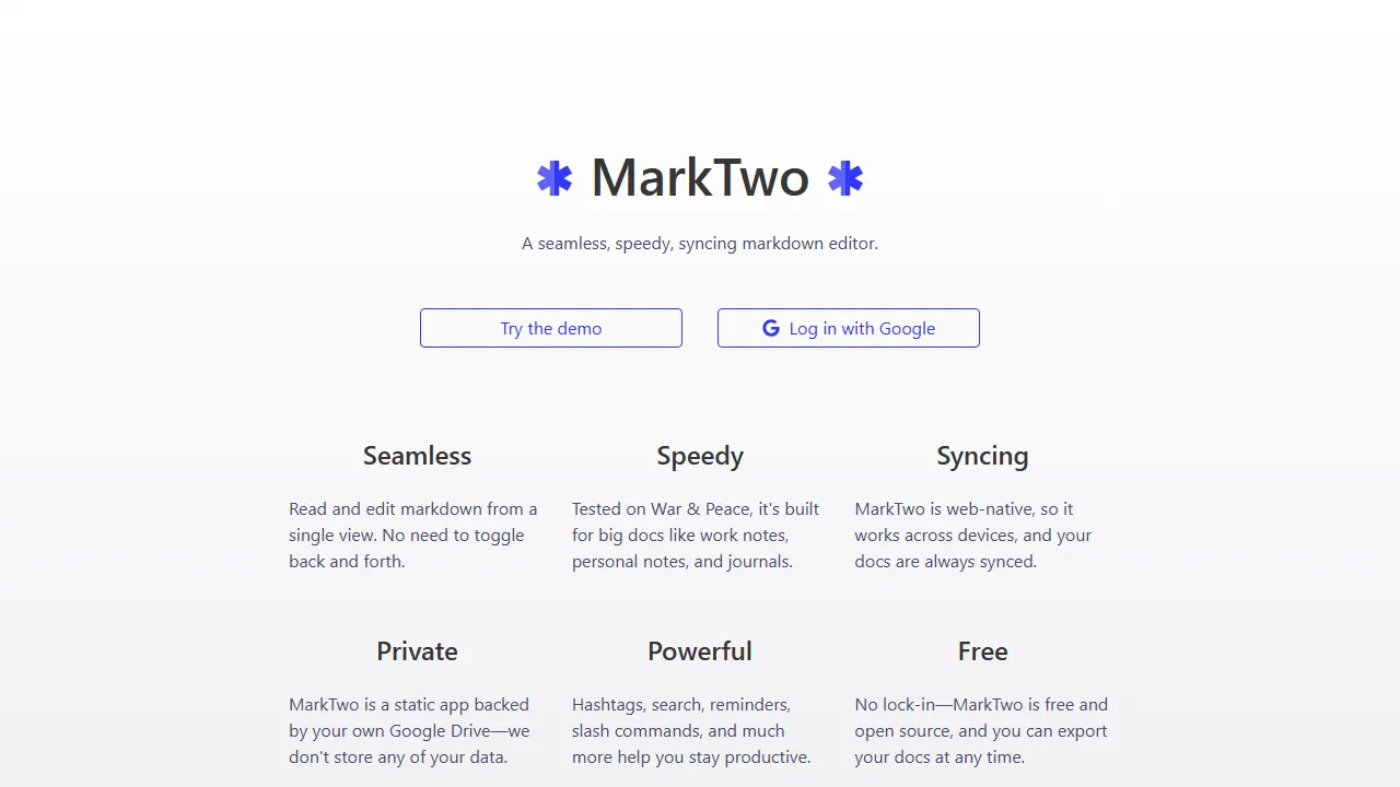 marktwo.app - Free Productivity Tools and Gadgets Online screenshot