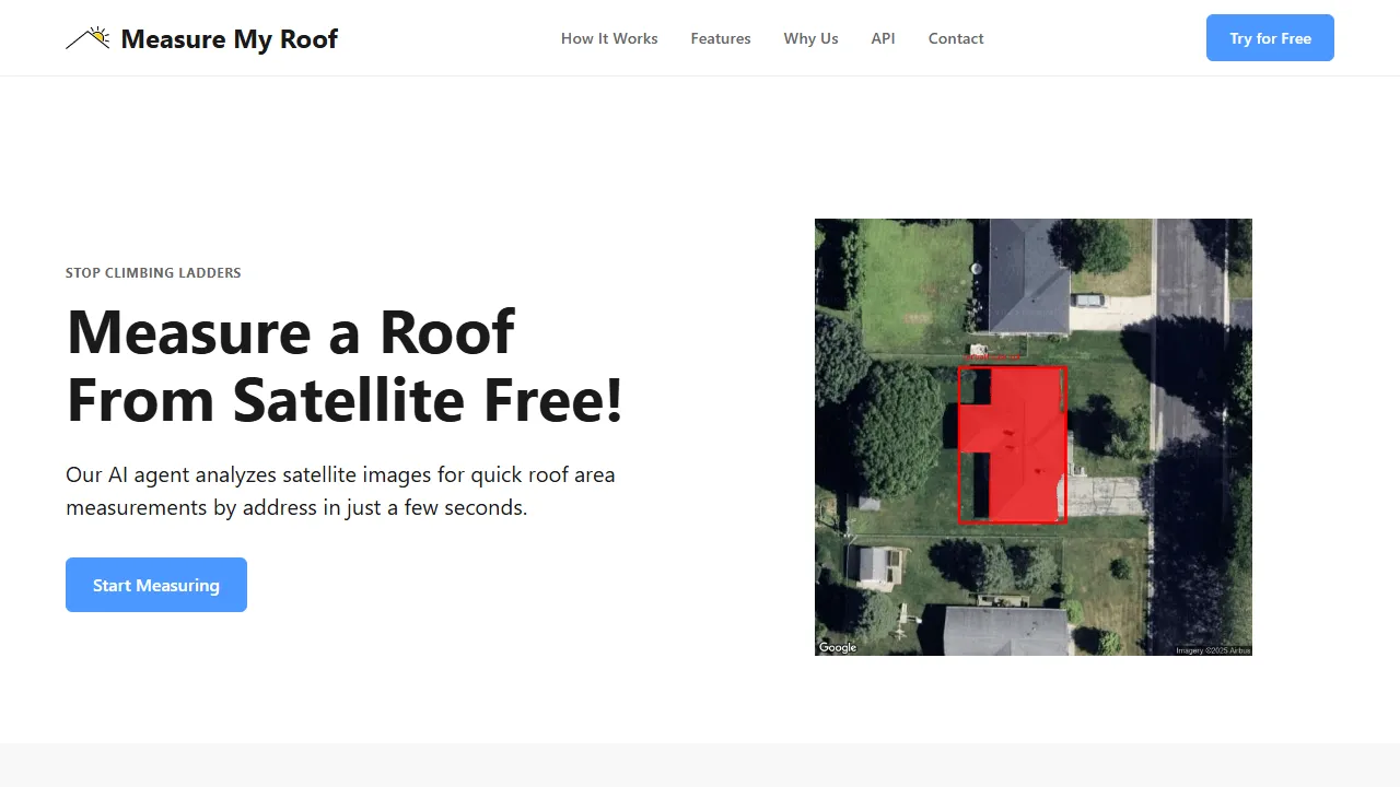 measuremyroof.tools - Free Roof Measurement Tool screenshot