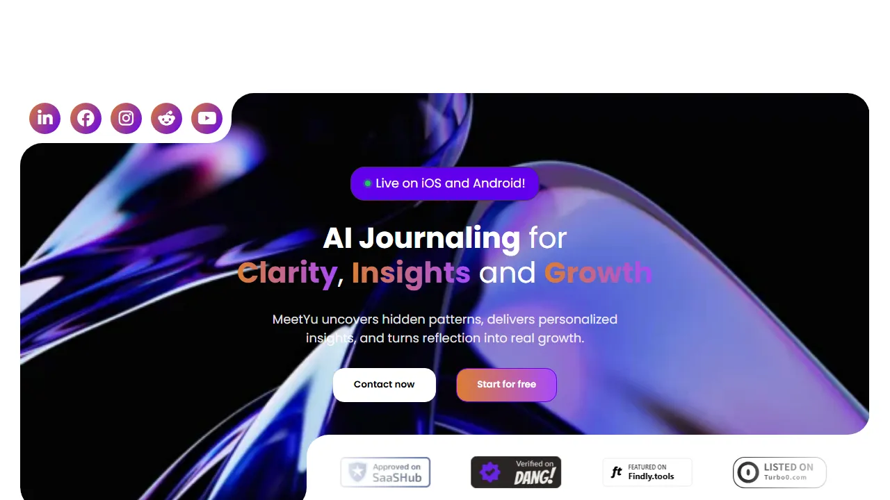 meetyu.app - Free Personal Memory Reflection App screenshot