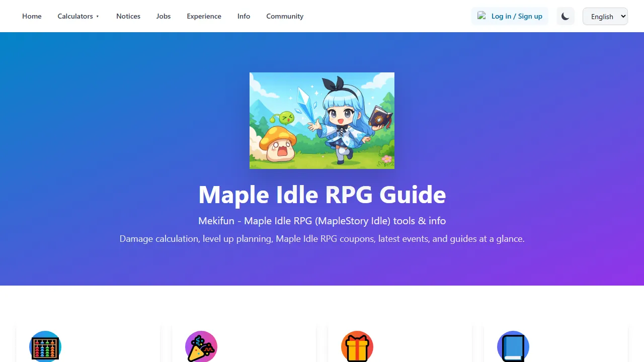 mekifun.com - PC Performance Tools for Idle Game Utility screenshot