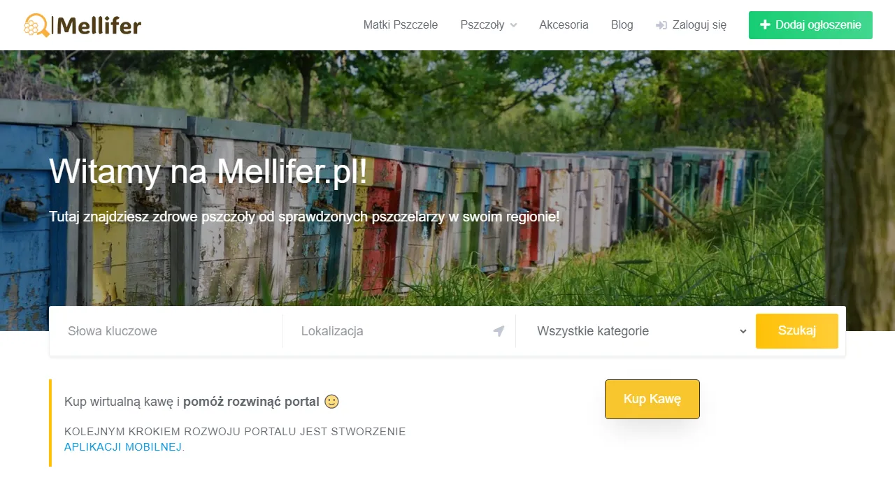 mellifer.pl - Online Marketplace Platform For Beekeepers screenshot
