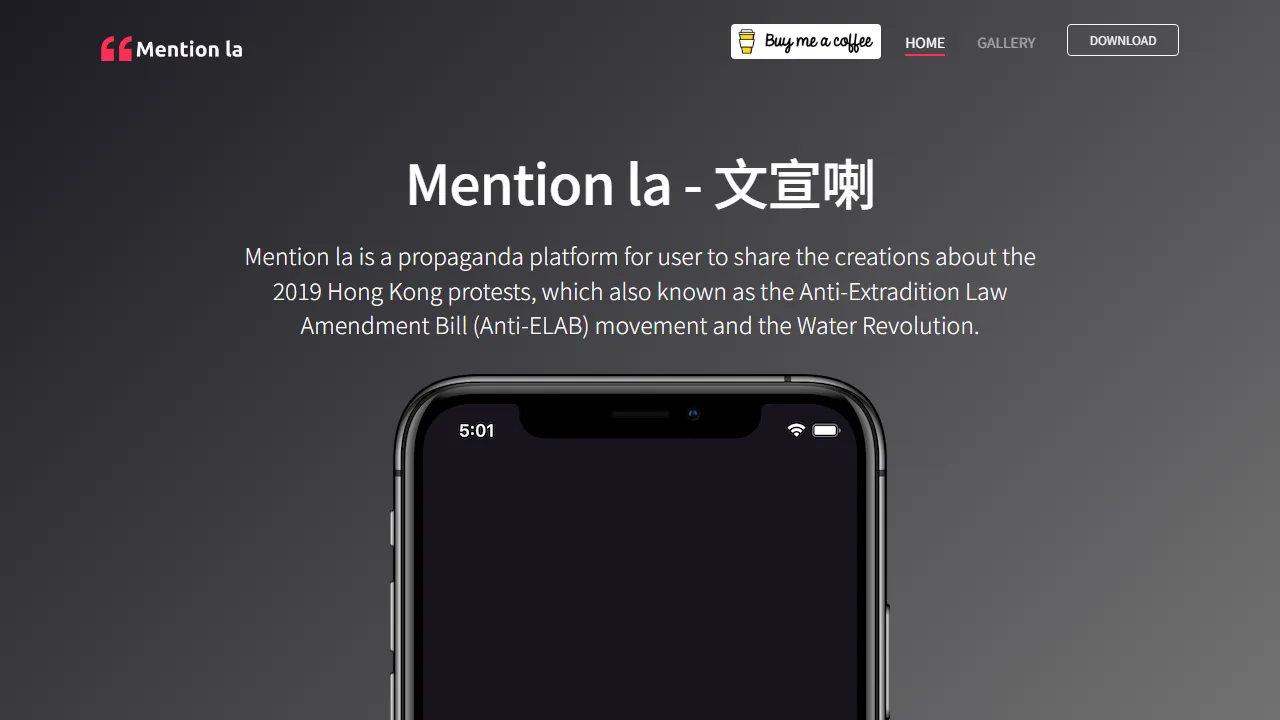 mention.la - Brand Mention Tracking Tool screenshot