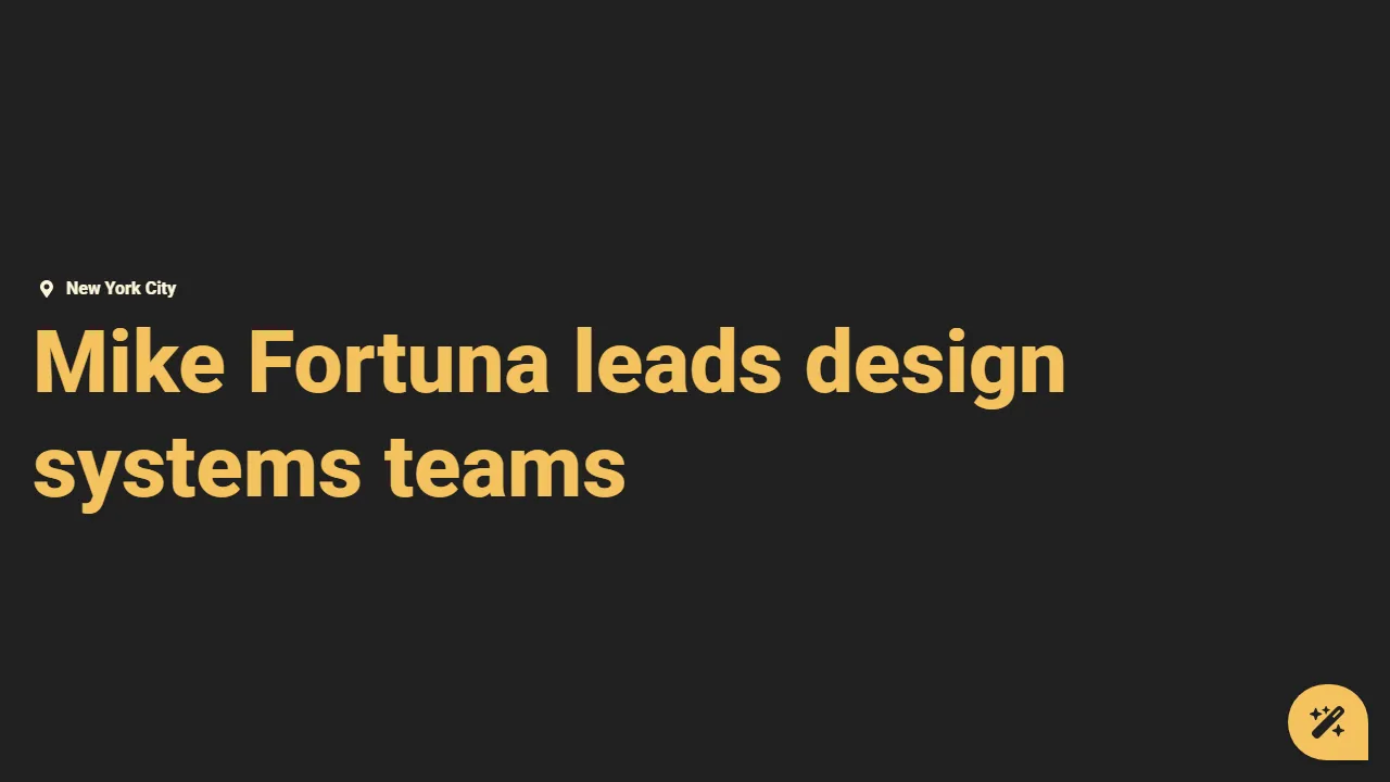 mikefortuna.com - UX and UI Design System Tools screenshot
