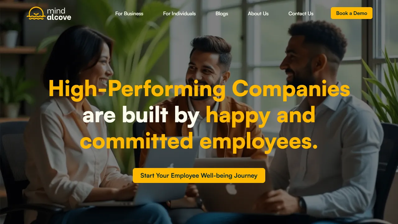 mindalcove.com - Mental Well-being Tools and Fun Interactions screenshot