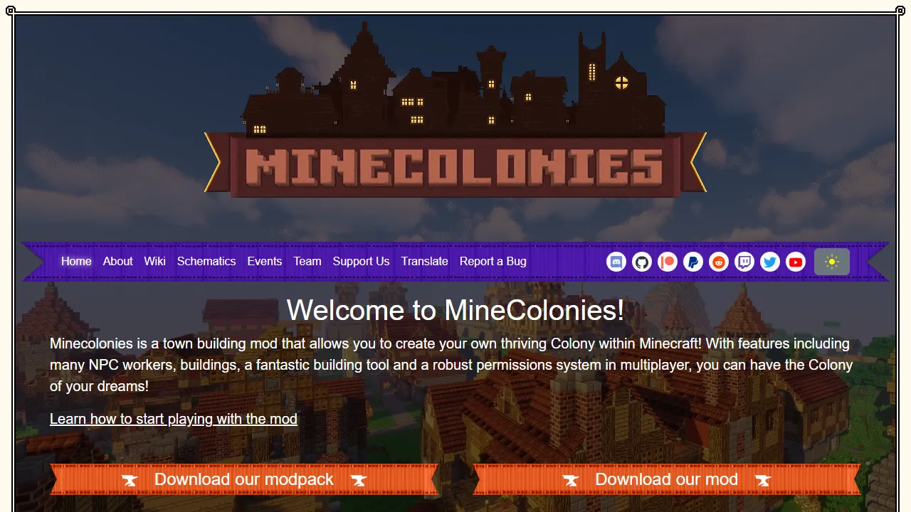 minecolonies.com - Minecraft Town Building and Colony Mod screenshot