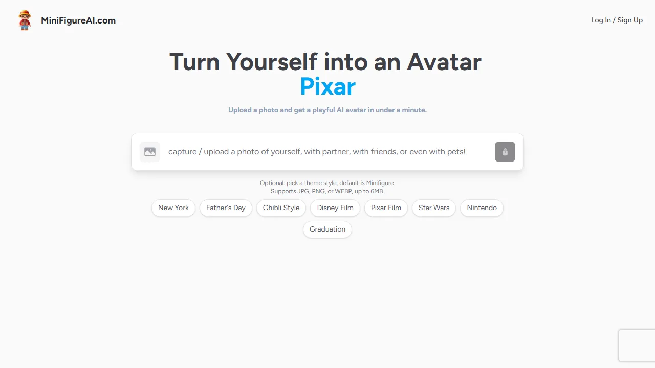 minifigureai.com - Free AI Image Generator Tool screenshot