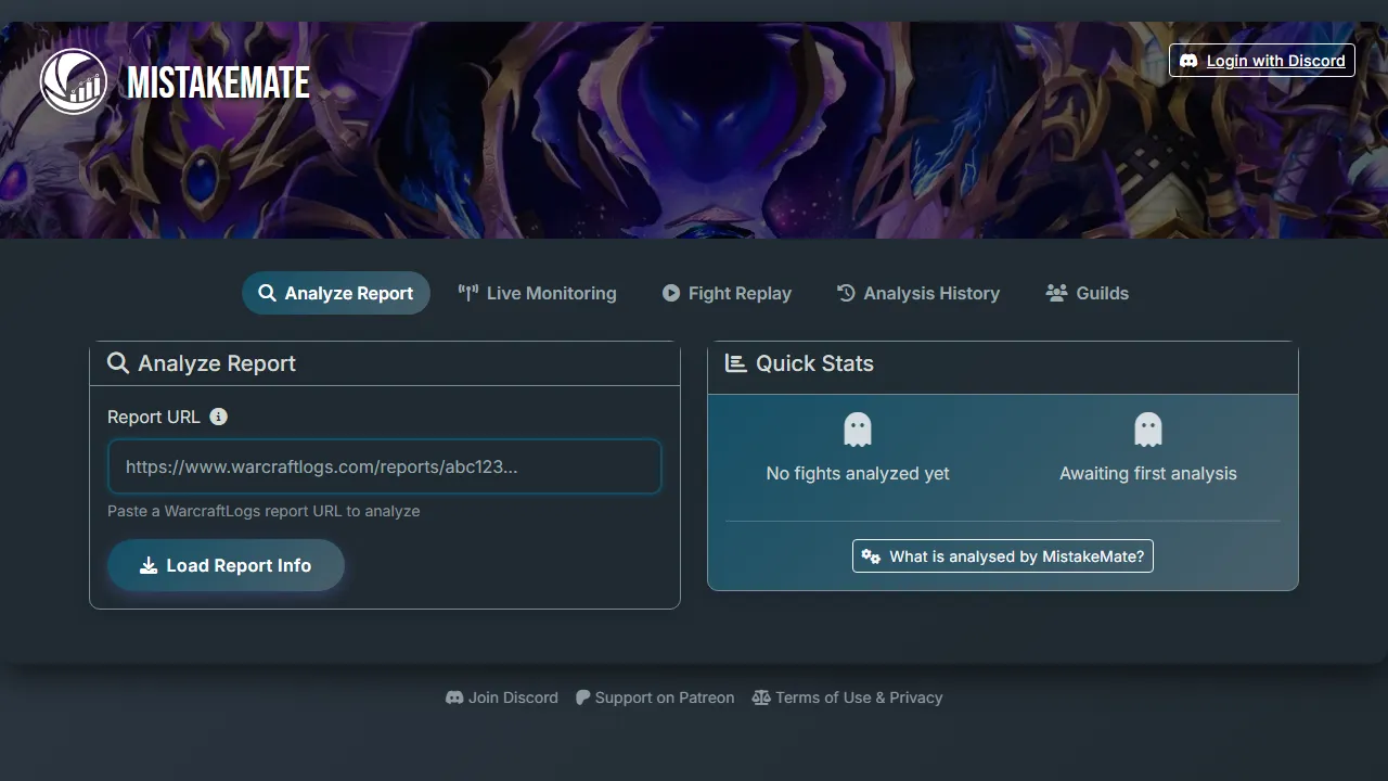mistakemate.net - Automated Raid Analysis Tool for Guilds screenshot