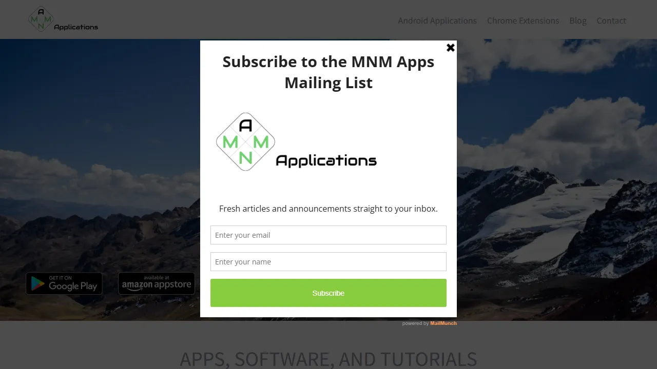 mnmapplications.com - Free Software and Various Apps screenshot