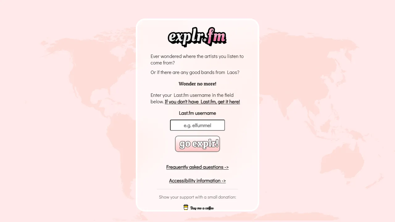 mold.github.io - Interactive Music Map Visualization for Last.fm screenshot