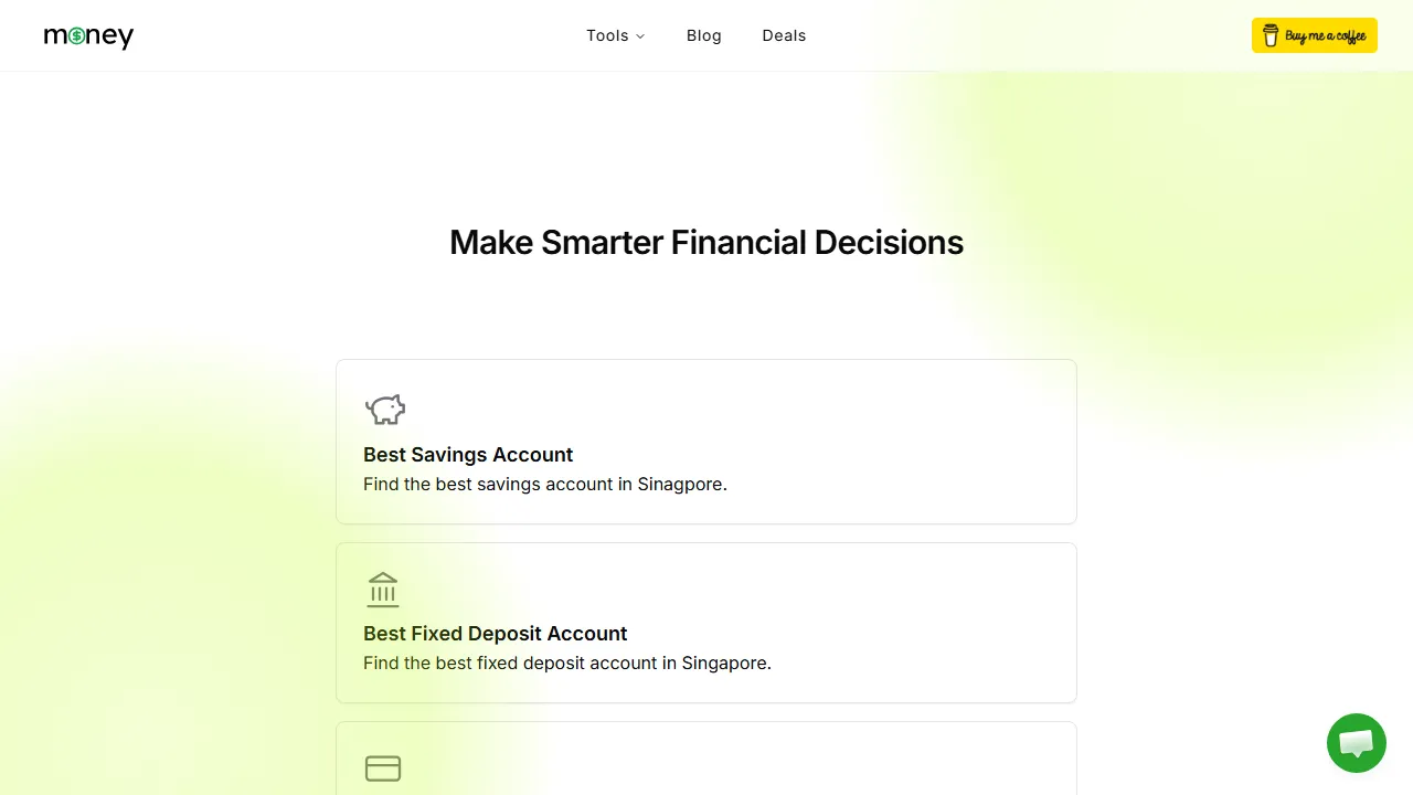 moneytool.sg - Financial Decision Tools for Smart Budgeting screenshot