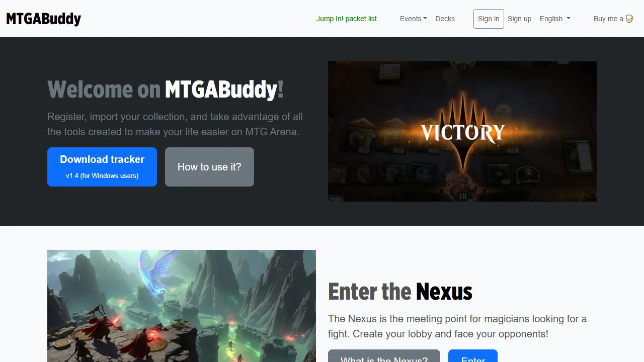 mtgabuddy.com - MTG Life Counter for Magic The Gathering screenshot