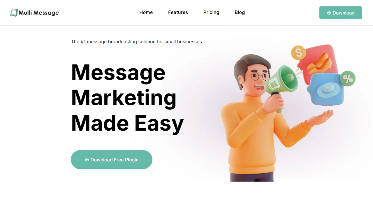multi-message.com - Gratitude Fueled Multi Messaging Tool screenshot