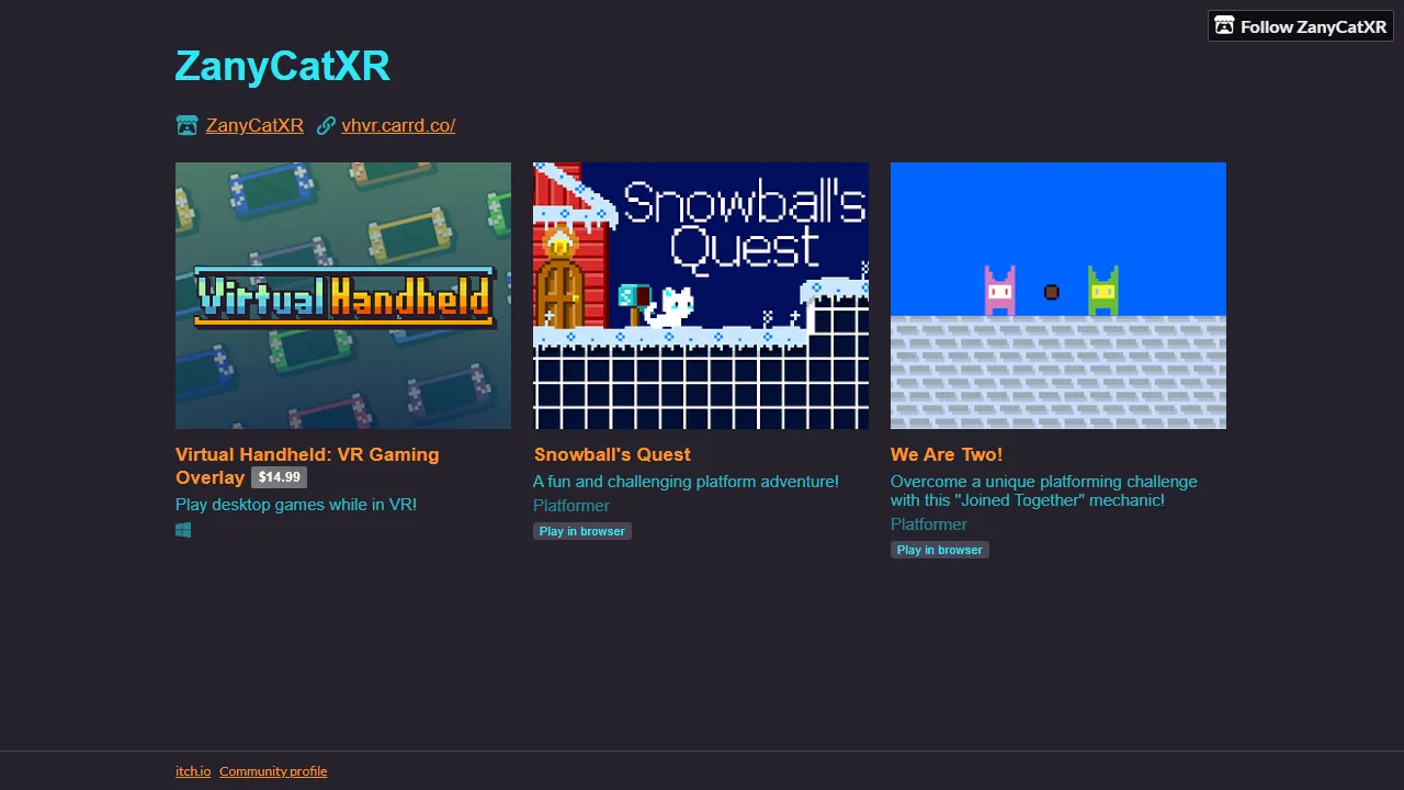 must-be-kitten.itch.io - VR Game Overlay for Oculus Quest 2 screenshot