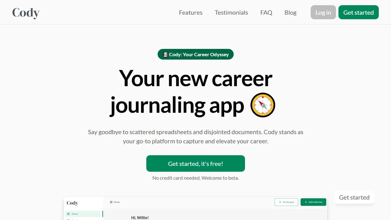 mycody.io - Career Journey Accomplishment and Lesson Tracker screenshot