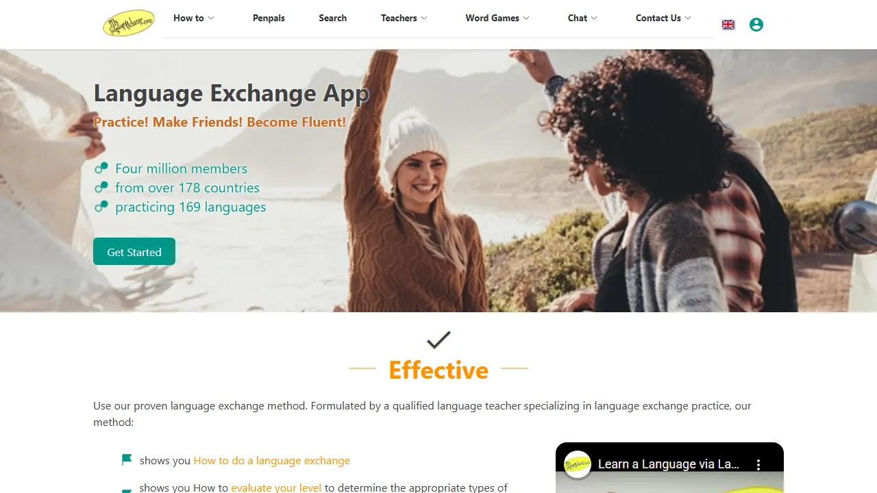 mylanguageexchange.com - Language Exchange Platform For Fluency screenshot