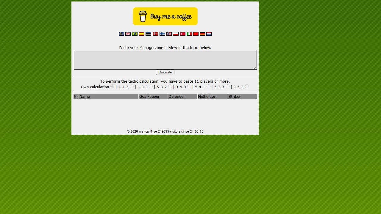 mz-top11.se - Sports Team Communication App screenshot