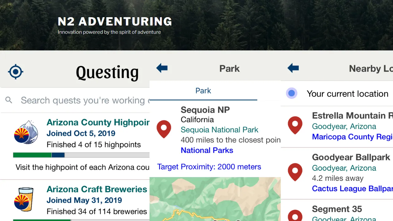 n2adventuring.com - Treasure Adventure Game to Encourage Daily Adventures screenshot
