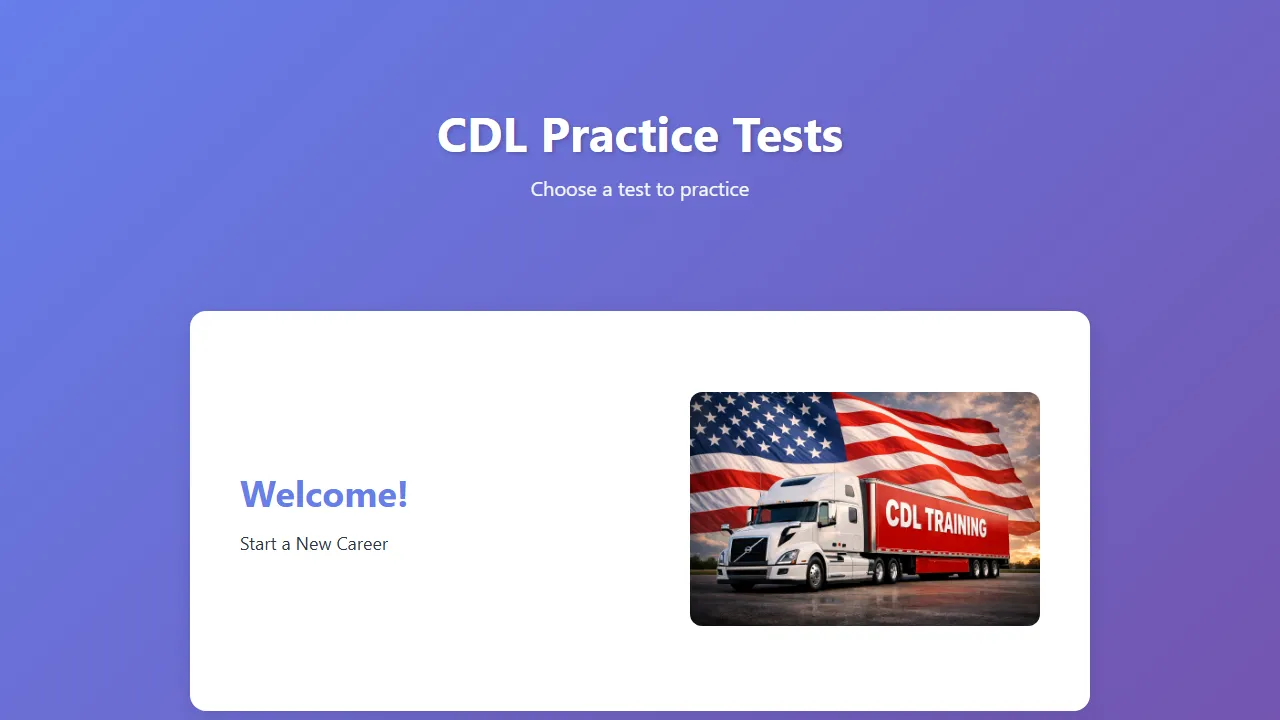 nalep.com - CDL Permit Test Prep Website Resource screenshot