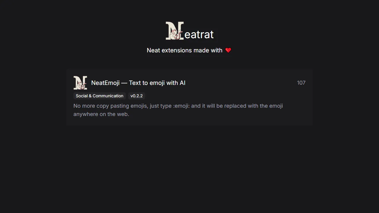 neatrat.com - Useful Chrome Extensions for the Web Store screenshot