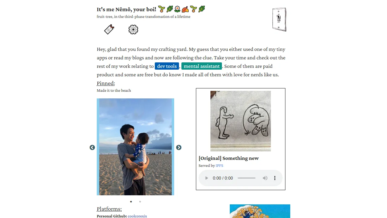 nemothecollector.dev - React Breadcrumbs Component for Web Applications screenshot