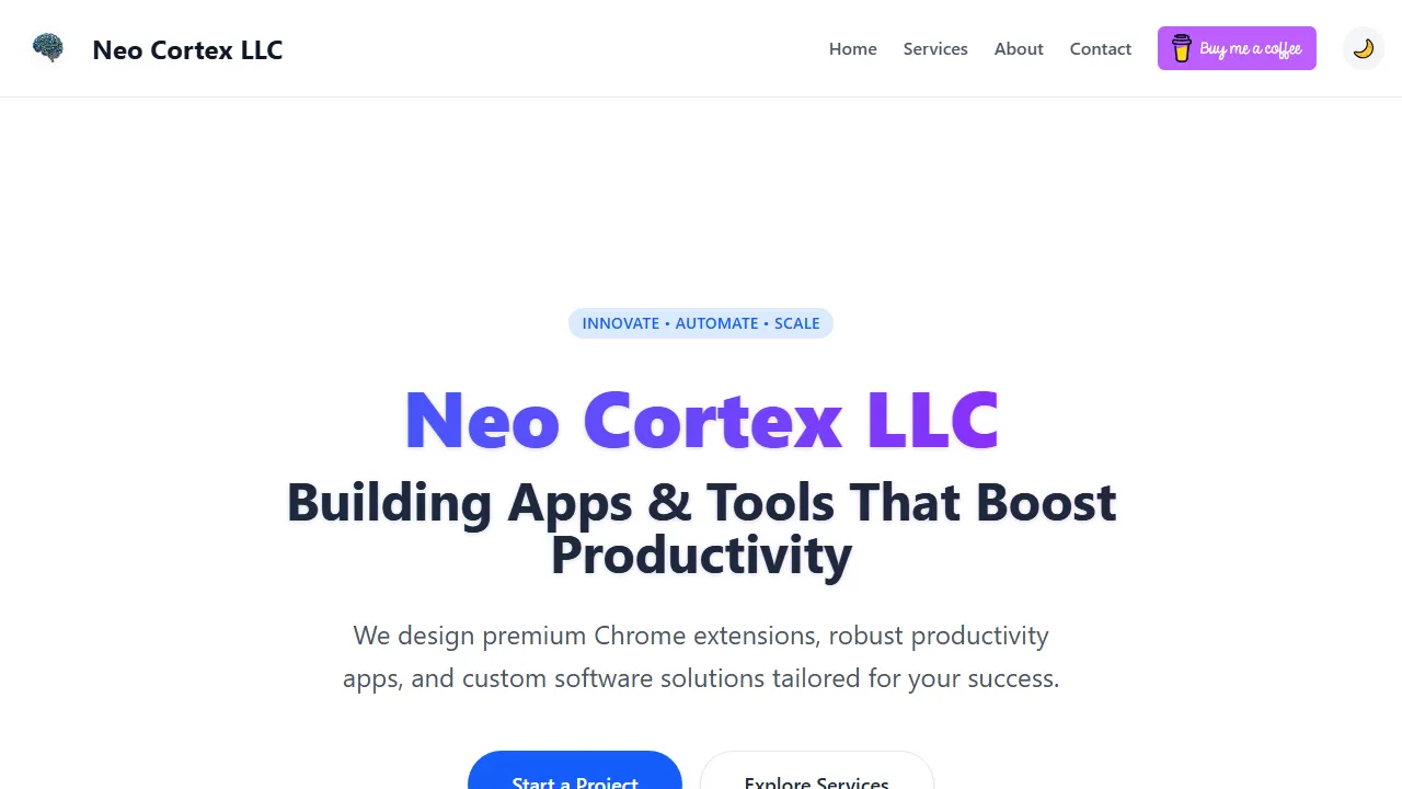 neocortexai.in - Productivity Tools and Software Solutions screenshot