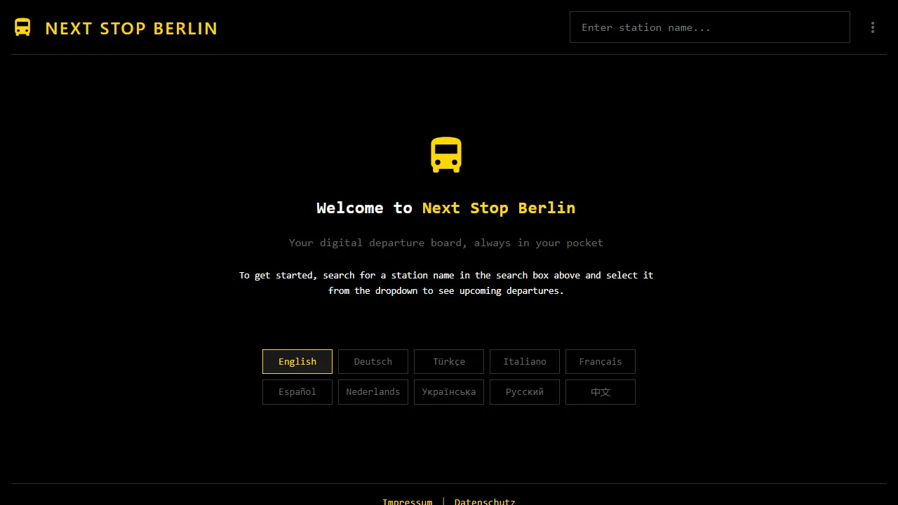 nextstop.berlin - Tram Tracker Moovit Transit App - Find Routes screenshot