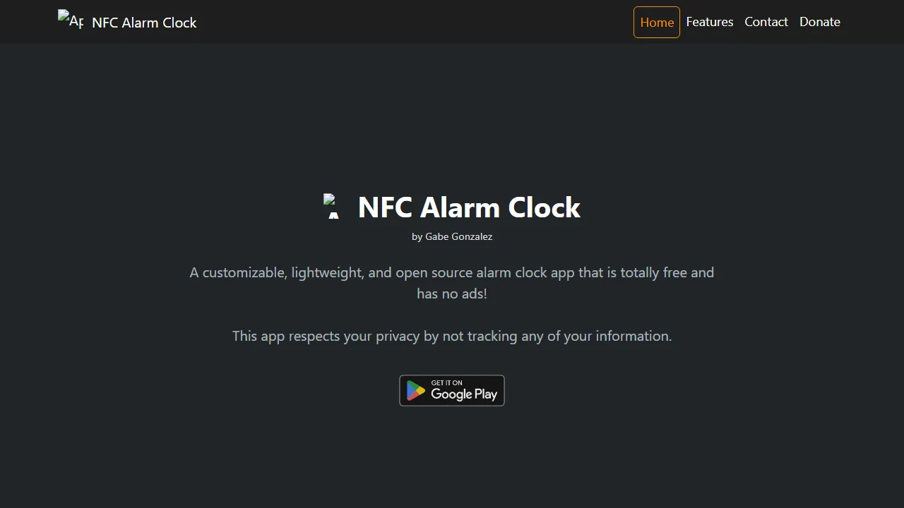 nfcalarmclock.com - Buy Me Coffee Alarm Clock Online screenshot