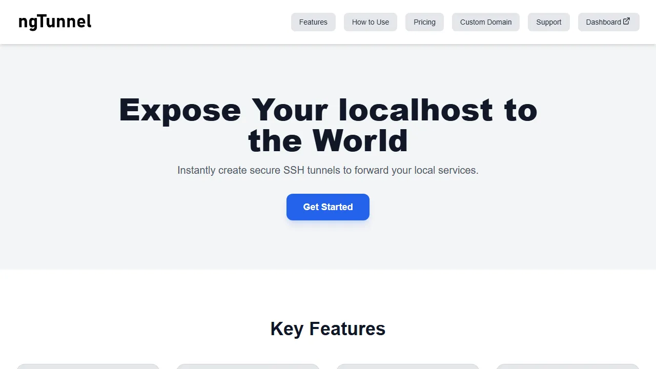ngtunnel.com - SSH Tunneling Made Easy With SSH Tunnel screenshot
