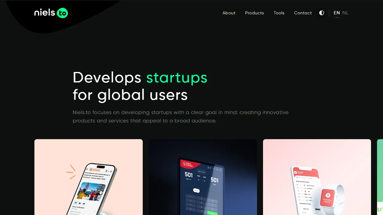 niels.to - Darts Scoring for Live Scoreboard screenshot