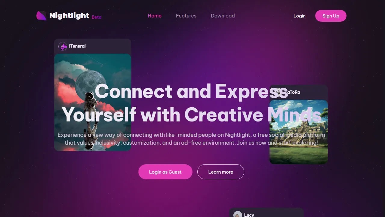 night-light.cz - Content Subscription and Donation Platform screenshot
