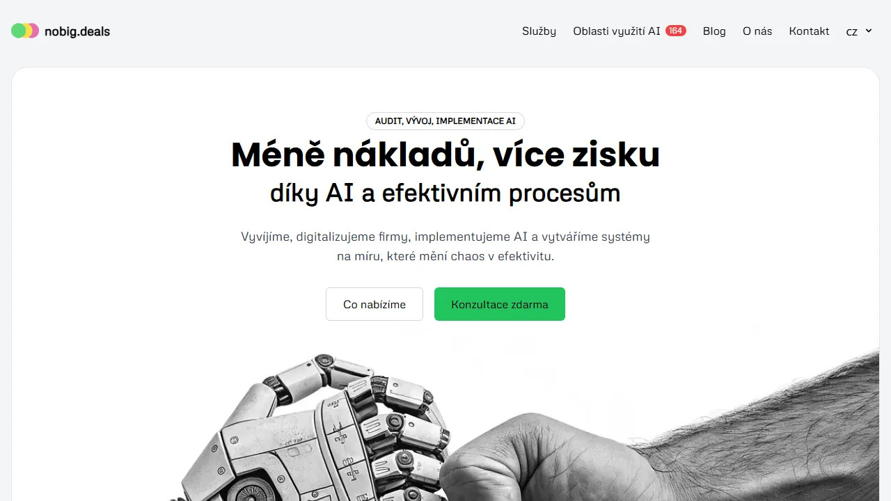 nobig.deals - Top AI Software Agency For Your Business screenshot