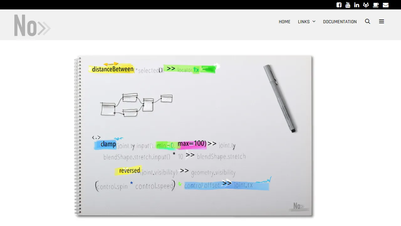 nodpy.org - Open Source Visual Effects Software for Maya screenshot